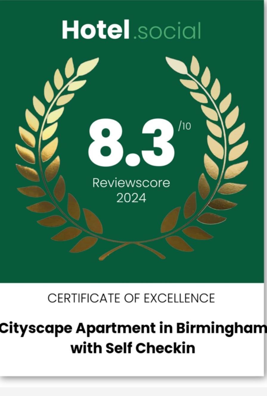 Cityscape Apartment In Birmingham With Self Checkin Экстерьер фото
